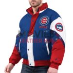 Chicago Cubs Pro Player Tape Full-Zip Hoodie Jacket