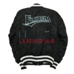 Florida Marlins MA-1 Full-Zip Bomber Jacket