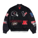 Houston Texans Pennant Navy Varsity Wool Jacket