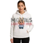Labubu Embroidered Cotton Hoodie for Women
