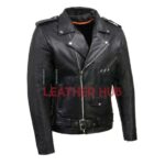 Men's Milwaukee Classic Motorcycle Leather Jacket