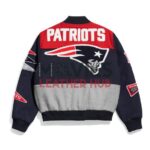 New England Patriots Pennant Navy Varsity Wool Jacket