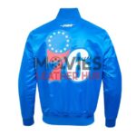 Philadelphia 76ers Classic Big Logo Satin Jacket