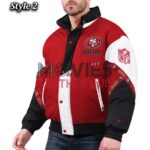 San Francisco 49ers Pro Player Tape Full-Zip Hoodie Jacket