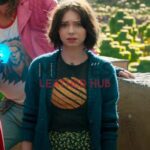 A Minecraft Movie Emma Myers Cardigan