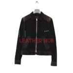Brad Pitt F1 2025 Black Suede Leather Jacket