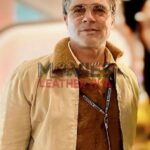 Brad Pitt F1 Movie Premiere Yellow Cotton Jacket
