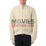 Brad Pitt F1 Quilted Bomber Jacket