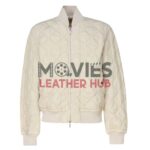 Brad Pitt F1 Quilted Bomber Jacket