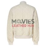 Brad Pitt F1 Quilted Bomber Jacket