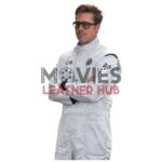 Brad Pitt F1 White Jumpsuit