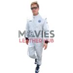 Brad Pitt F1 White Jumpsuit