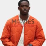 Damson Idris F1 The Movie Orange Jacket