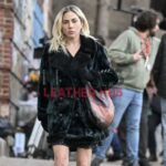 Lady Gaga Joker Folie à Deux 2024 Shearling Coat