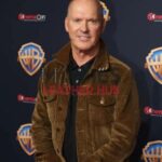 Michael Keaton Beetlejuice Beetlejuice 2024 Brown Jacket