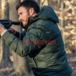 Scott Eastwood Alarum 2025 Green Puffer Jacket