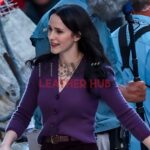 Superman 2025 Rachel Brosnahan Purple Cardigan
