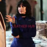 Cristin Milioti The Penguin Blue Trench Coat