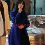 Cristin Milioti The Penguin Blue Trench Coat