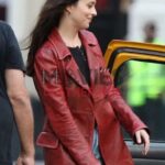 Dakota Johnson Madame Web Leather Jacket