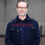 Guy Pearce The Brutalist Blue Jacket