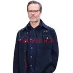Guy Pearce The Brutalist Blue Jacket