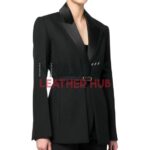 Red One 2024 Lucy Liu Black Coat