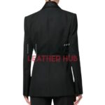Red One 2024 Lucy Liu Black Coat