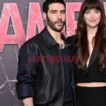Tahar Rahim Madame Web Premiere Leather Jacket