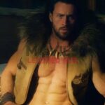 Aaron Taylor-Johnson Kraven the Hunter 2024 Brown Fur Vest