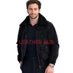 Aaron Taylor-Johnson Kraven the Hunter Suede Leather Jacket