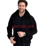 Aaron Taylor-Johnson Kraven the Hunter Suede Leather Jacket