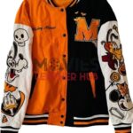 Black Halloween Varsity Jacket