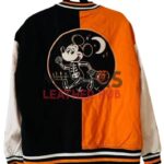 Black Halloween Varsity Jacket