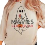 Halloween 2023 Ghost Print Sweatshirt