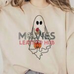 Halloween 2023 Ghost Print Sweatshirt