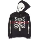 Halloween Black Skeleton Hoodie