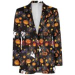 Halloween Pumpkin Ghost Blazer