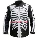 Men’s Skeleton Leather Jacket