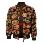 Pumpkin Bomber Jacket