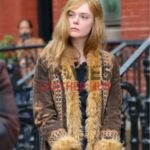Sylvie Russo A Complete Unknown Brown Shearling Coat