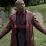 Terry Crews The Killer’s Game Brown Leather Coat