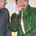 Steven Yeun Mickey 17 Green Leather Jacket