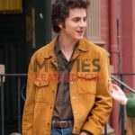 Timothée Chalamet A Complete Unknown Suede Leather Jacket