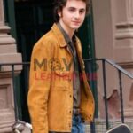 Timothée Chalamet A Complete Unknown Suede Leather Jacket