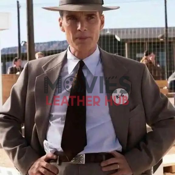 Cillian Murphy Oppenheimer 2023 Beige Suit