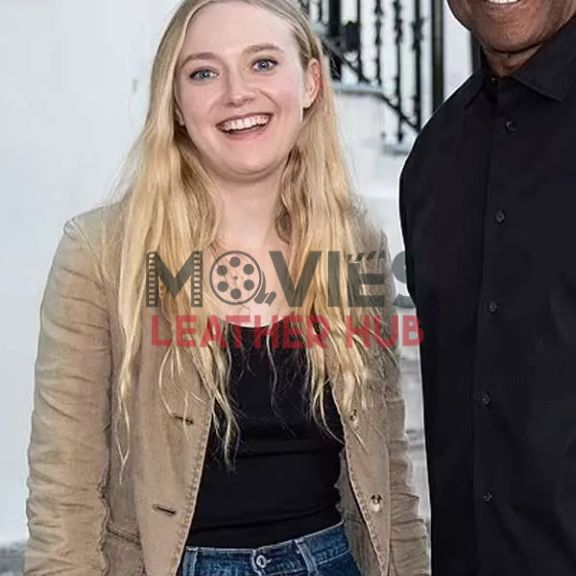 Dakota Fanning The Equalizer 3 (2023) Brown Jacket