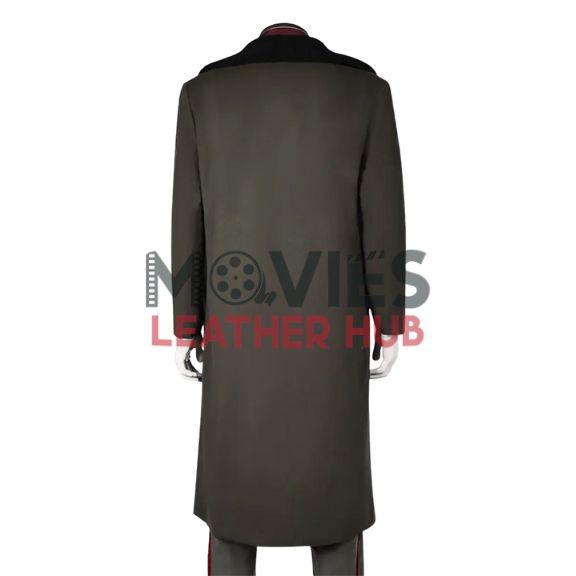Ed Skrein Rebel Moon 2023 Green Coat