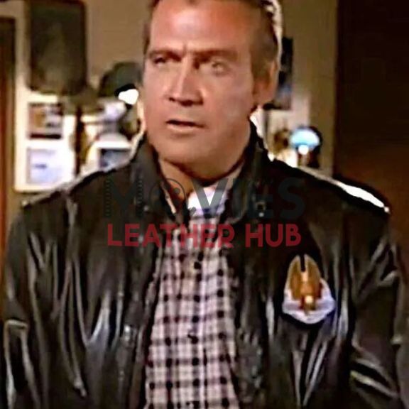 The Fall Guy Lee Majors Stuntman Association Leather Jacket