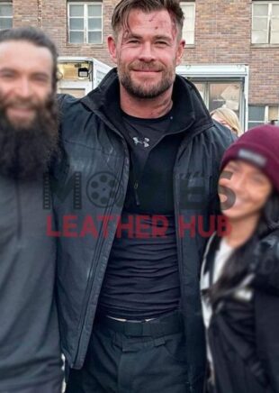 Chris Hemsworth Extraction 2 Black Jacket